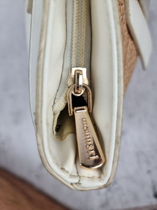 Torebka monnari damska słomiana skórzana sportowa