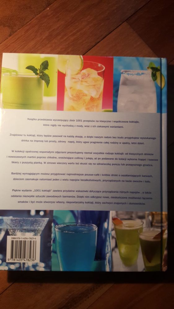 1001 koktajli przepisy książka barman