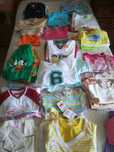 230 peças de Roupa Novas c/etiqueta para crianças dos 0 aos 4 anos.