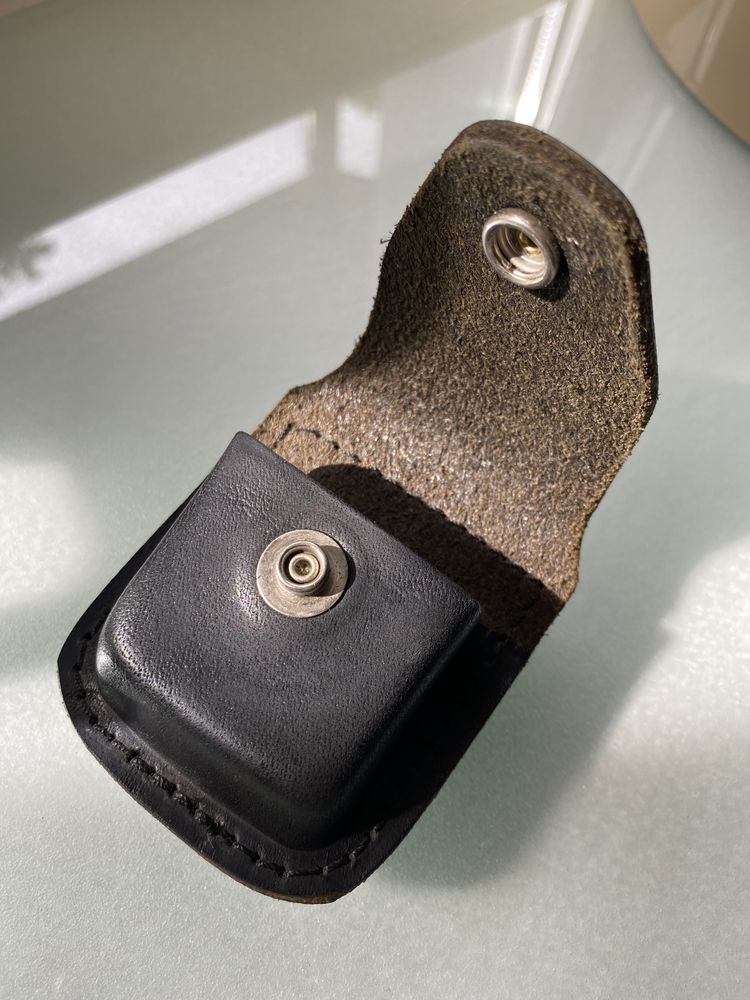 Etui pokrowiec skórzany Zippo