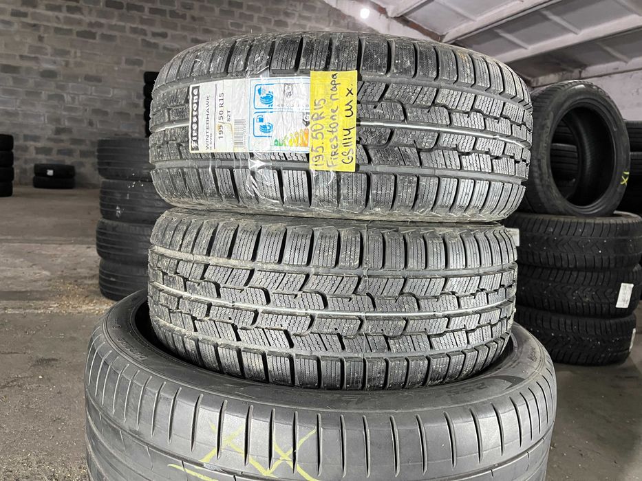 GS1114 Зимові нові шини 195/50r15 Firestone Winter Hawk 2 Evo пара