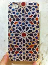 Capa para iPhone 4/4S com belíssimo padrão de azulejo árabe - NOVA!