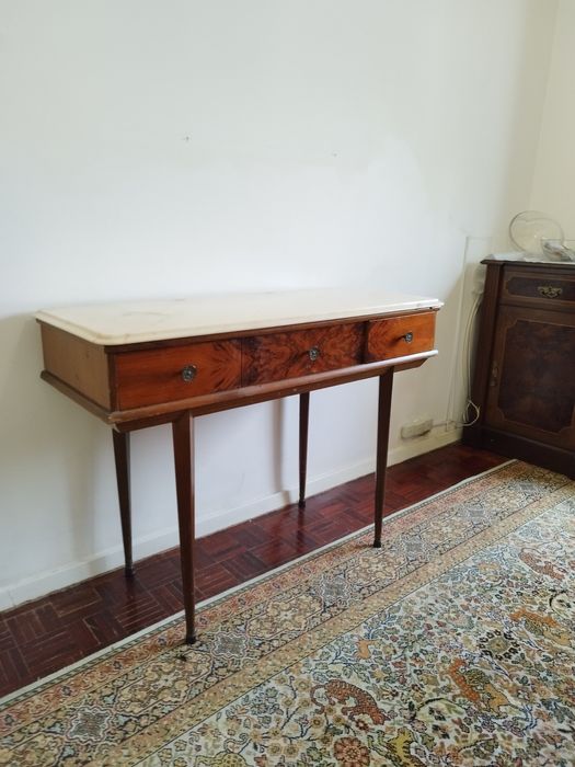 Consola vintage de mármore