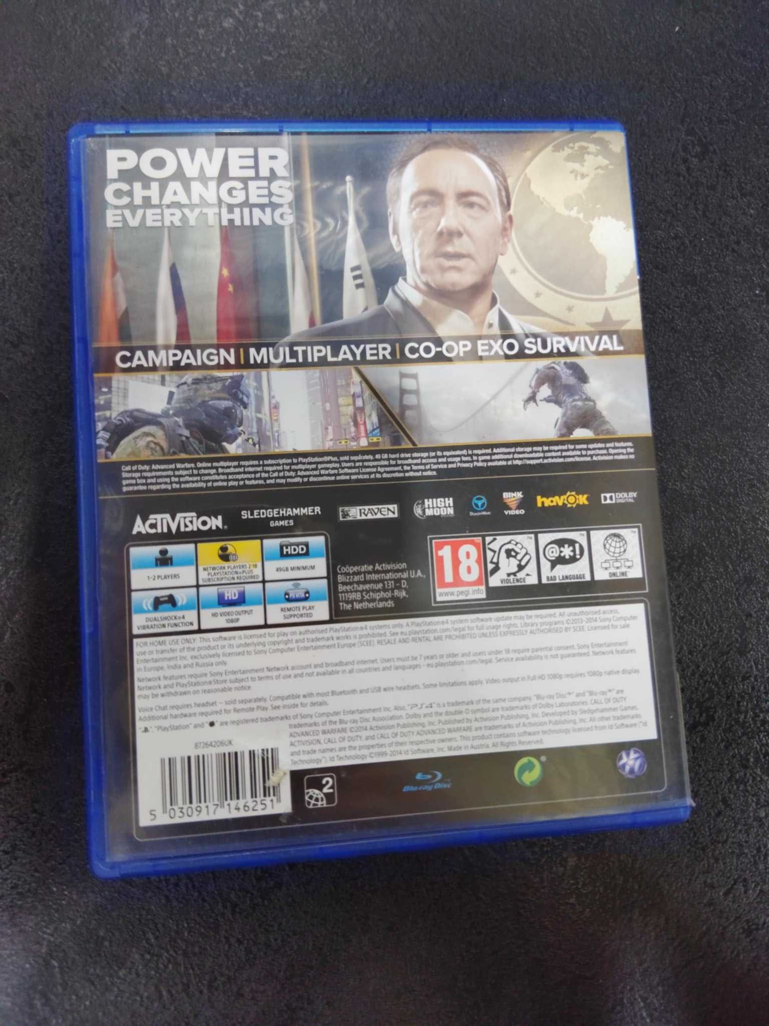 Call of Duty: Advanced Warfare PS4 gra po Angielsku cod aw ps5 i ps4