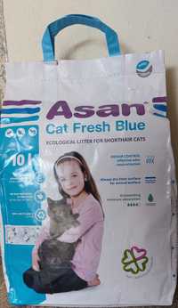 Asan litter de papel eliminador de odores para wc gatos / furoes