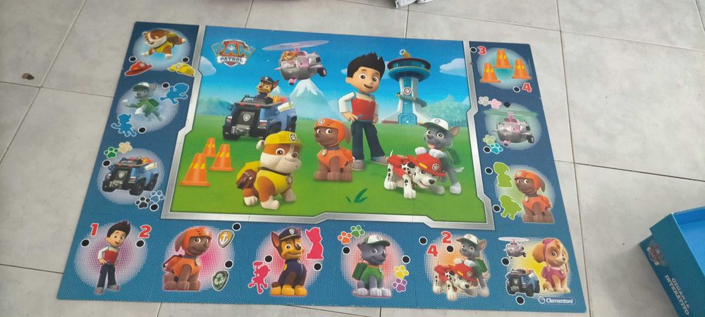 Puzzle gigante patrulha pata c sensor