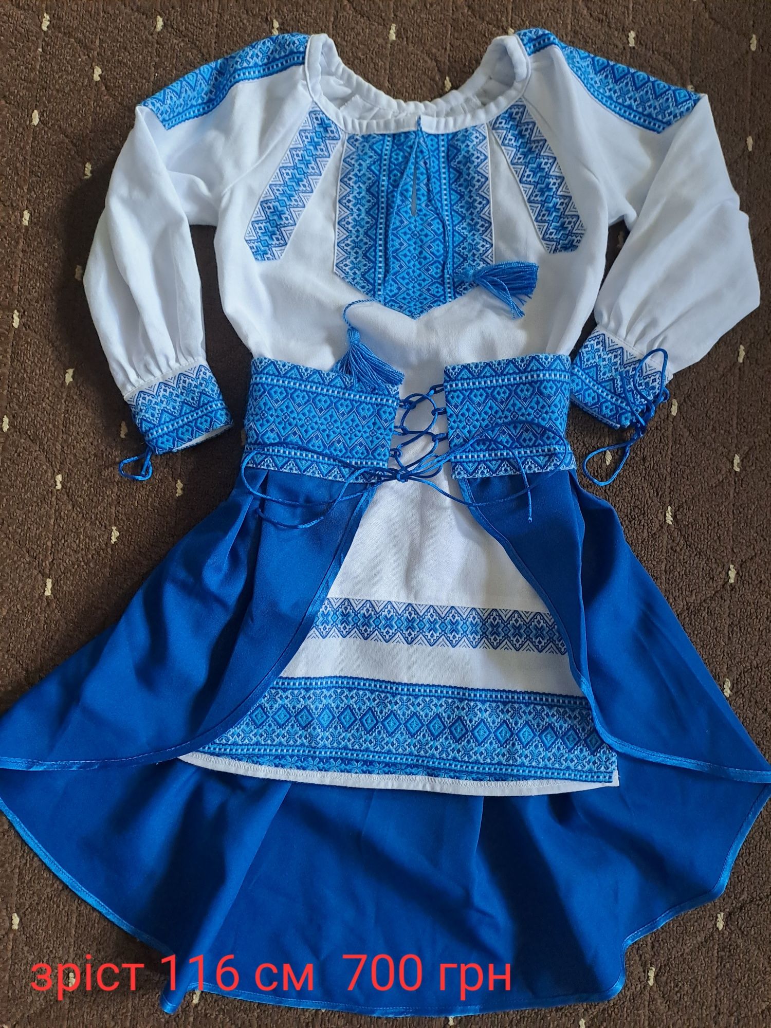 Вишиванка для дівчинки, сукня-вишиванка, сукня
