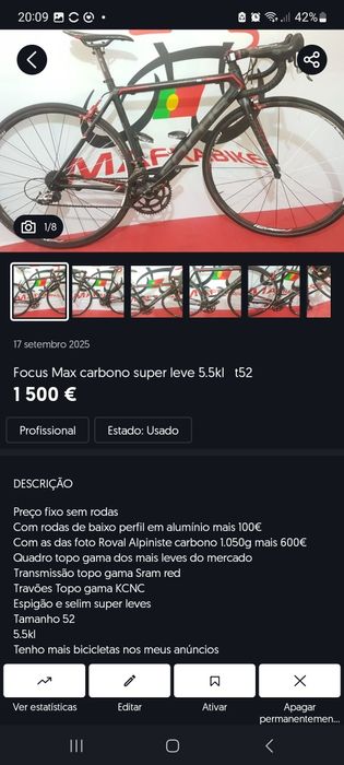 Mafrabike Bicicletas de estrada carbono oportunidade