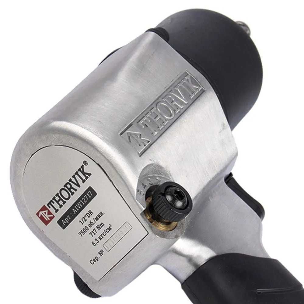 Гайковерт пневматичний ударний Thorvik 1/2" AIW12717, 617 Нм, 6500 об