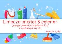 Fazemos Limpezas domésticas (garagens/arrumos/casas/moradias)