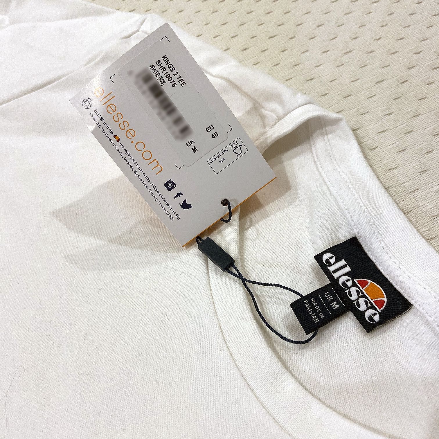 T-Shirt Ellesse Kings 2 White [M] Nova/ Brand New