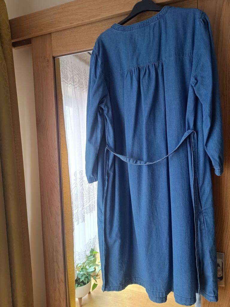 Suknia dżinsowa roz. 44 C&A sukienka ciążowa