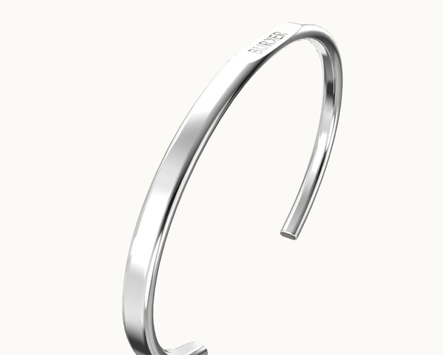 Браслет Burker , дуже стильний !Оригінал! Колір - срібло