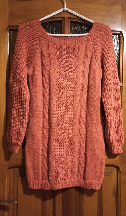Sweter, sweterek koralowy r. S