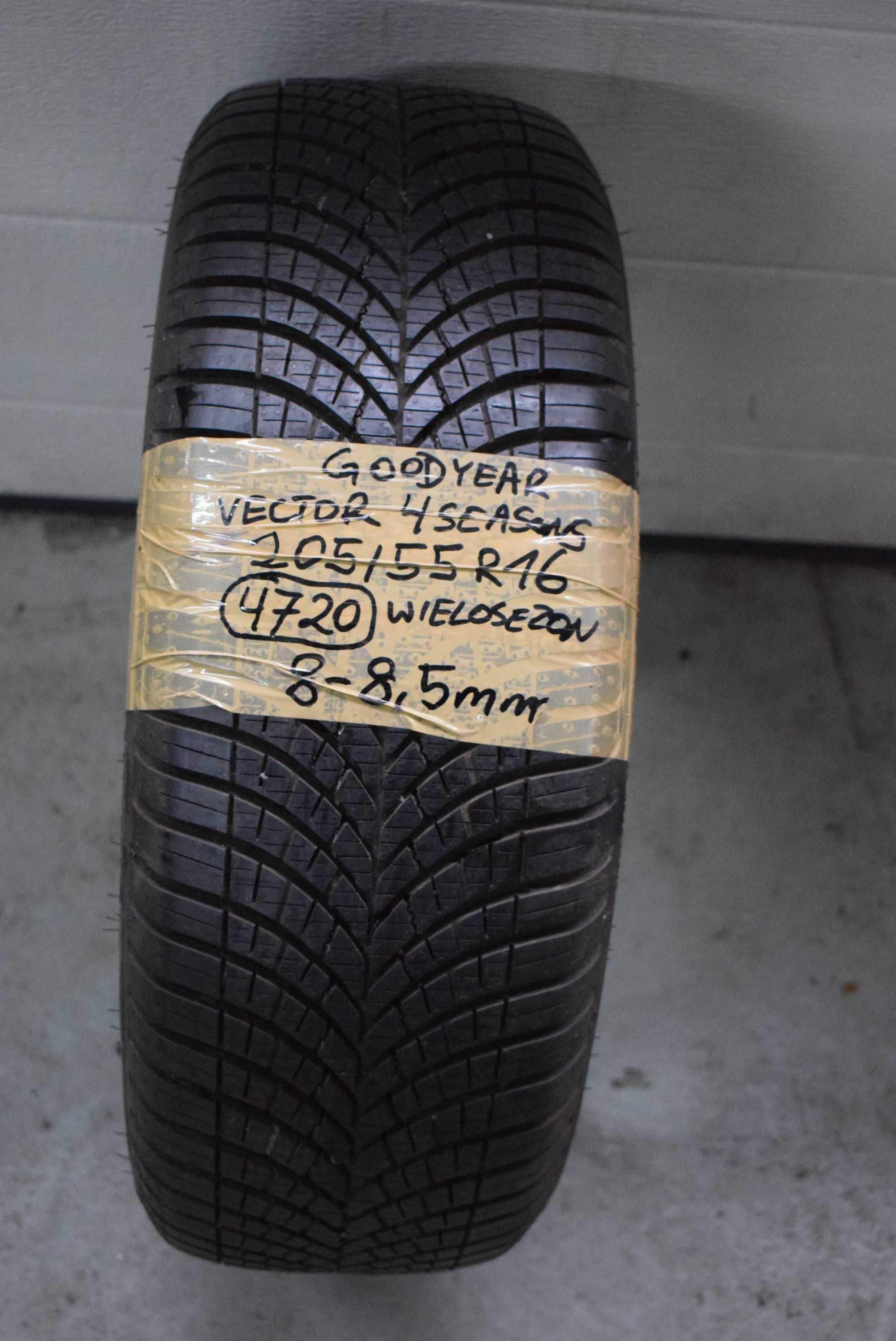Opona GOODYEAR VECTOR 4 205/55/16 wielosezonowa opona 20r 8-8,5mm