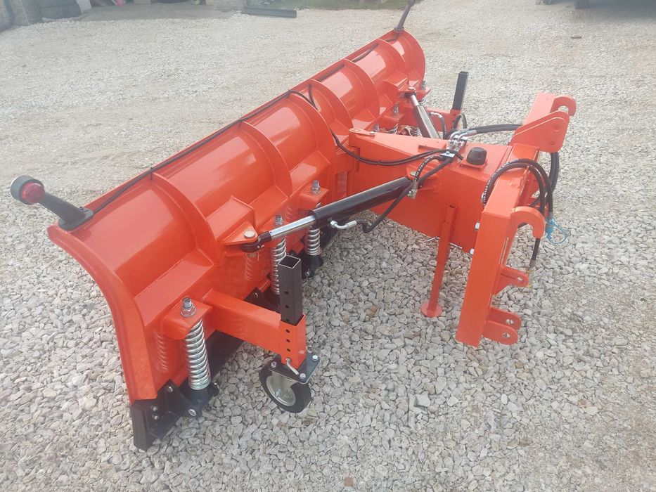 HIT SEZONU ZIMOWEGO pług do śniegu prosty komunalny METAL-TECHNIK