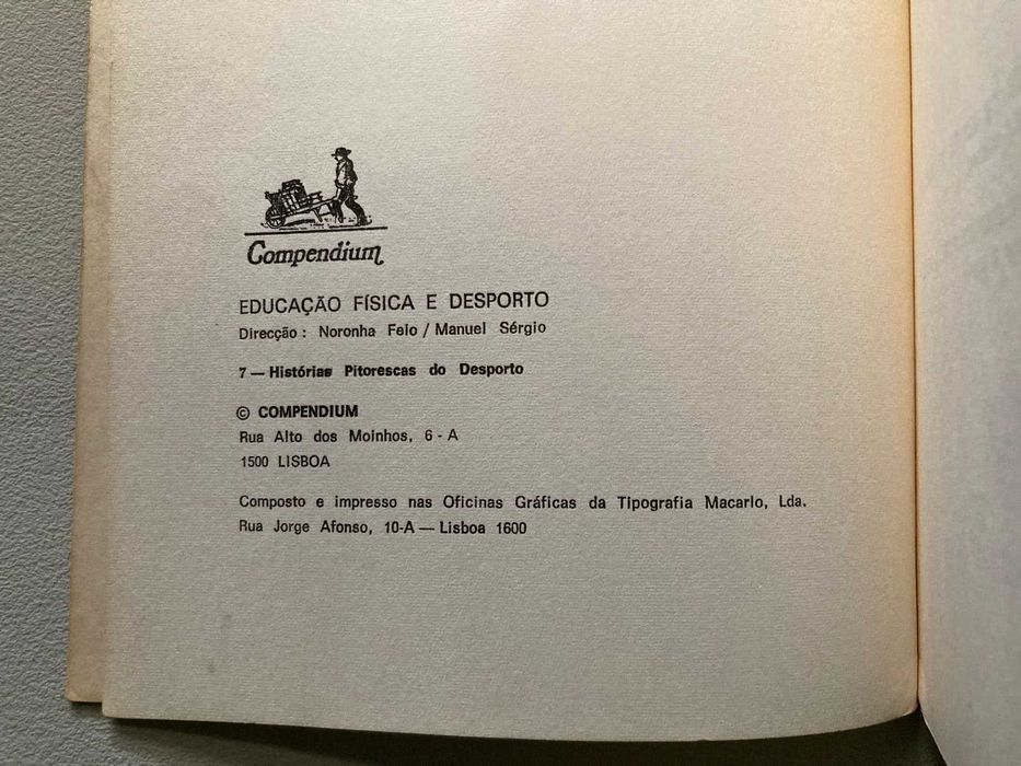 Histórias Pitorescas do Desporto, de Duarte Pimentel
