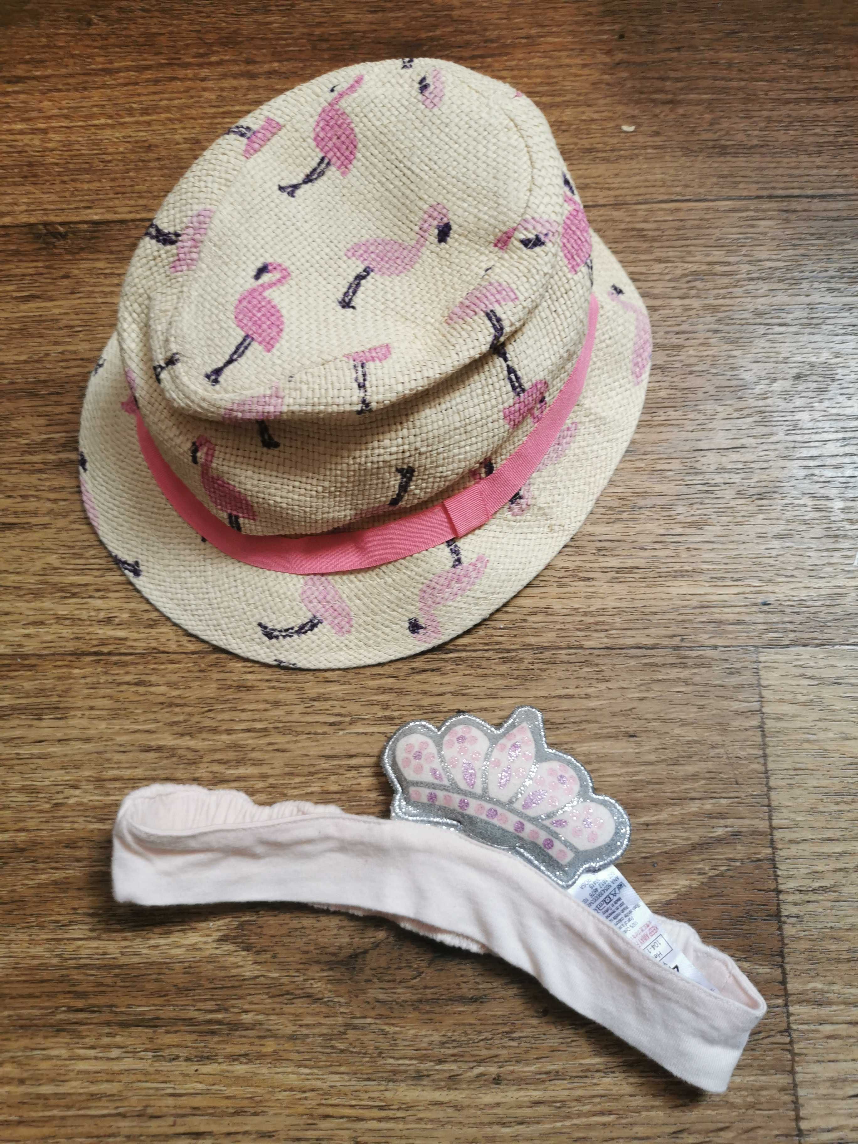 Панамка шляпа лето H&M бабочки на 4-6 года розовая