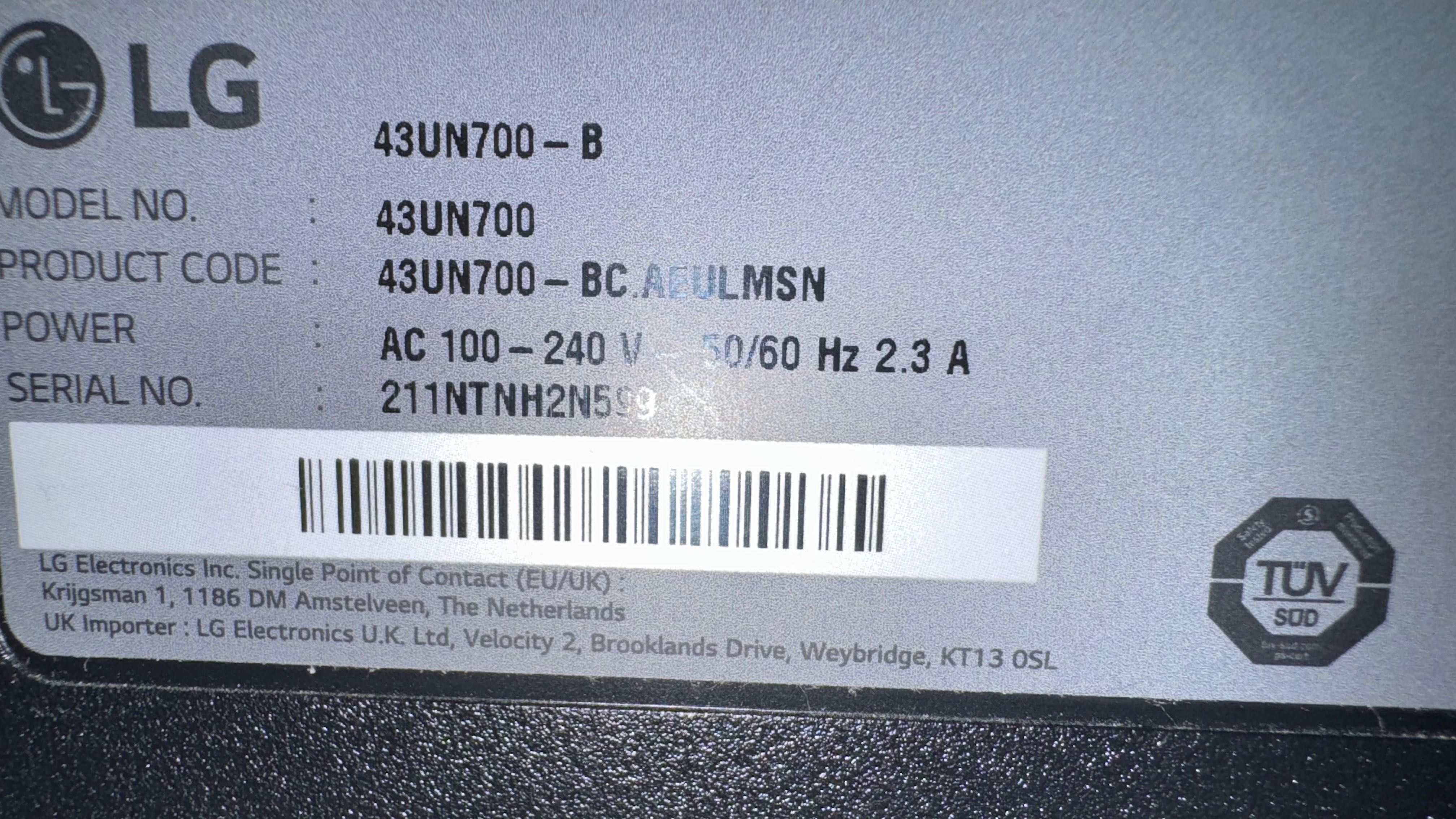 Monitor 43" LG  43UN700-B Warszawa
