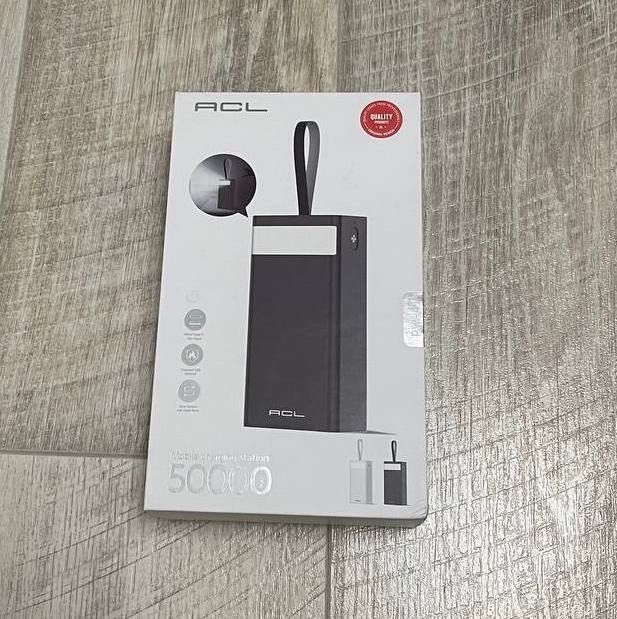 Повербанк 50000mAh PowerBank 50000 Портативная батарея с фонариком