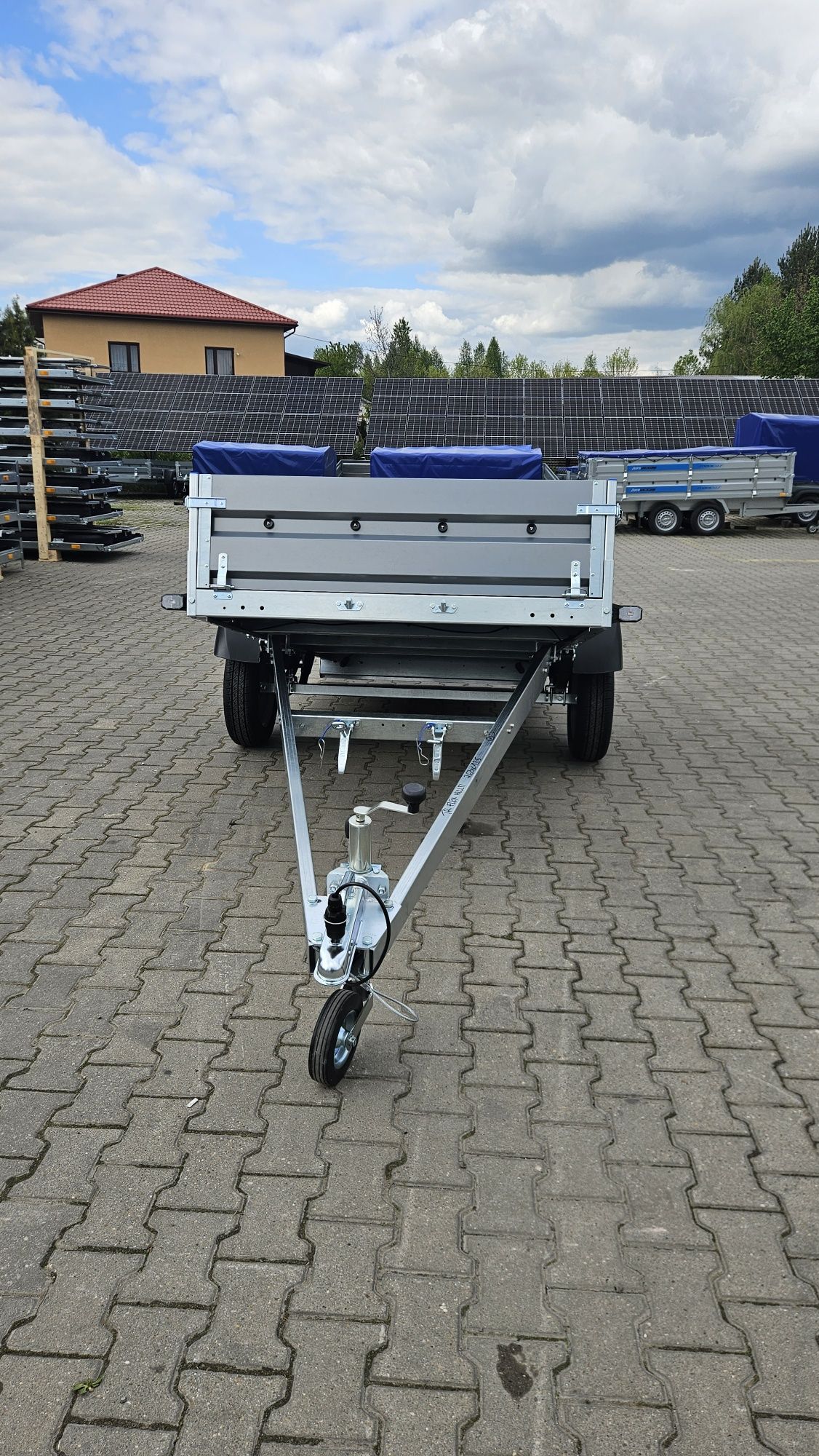Przyczepa przyczepka Tractus Multi Flex 263x125x35 na resorach .