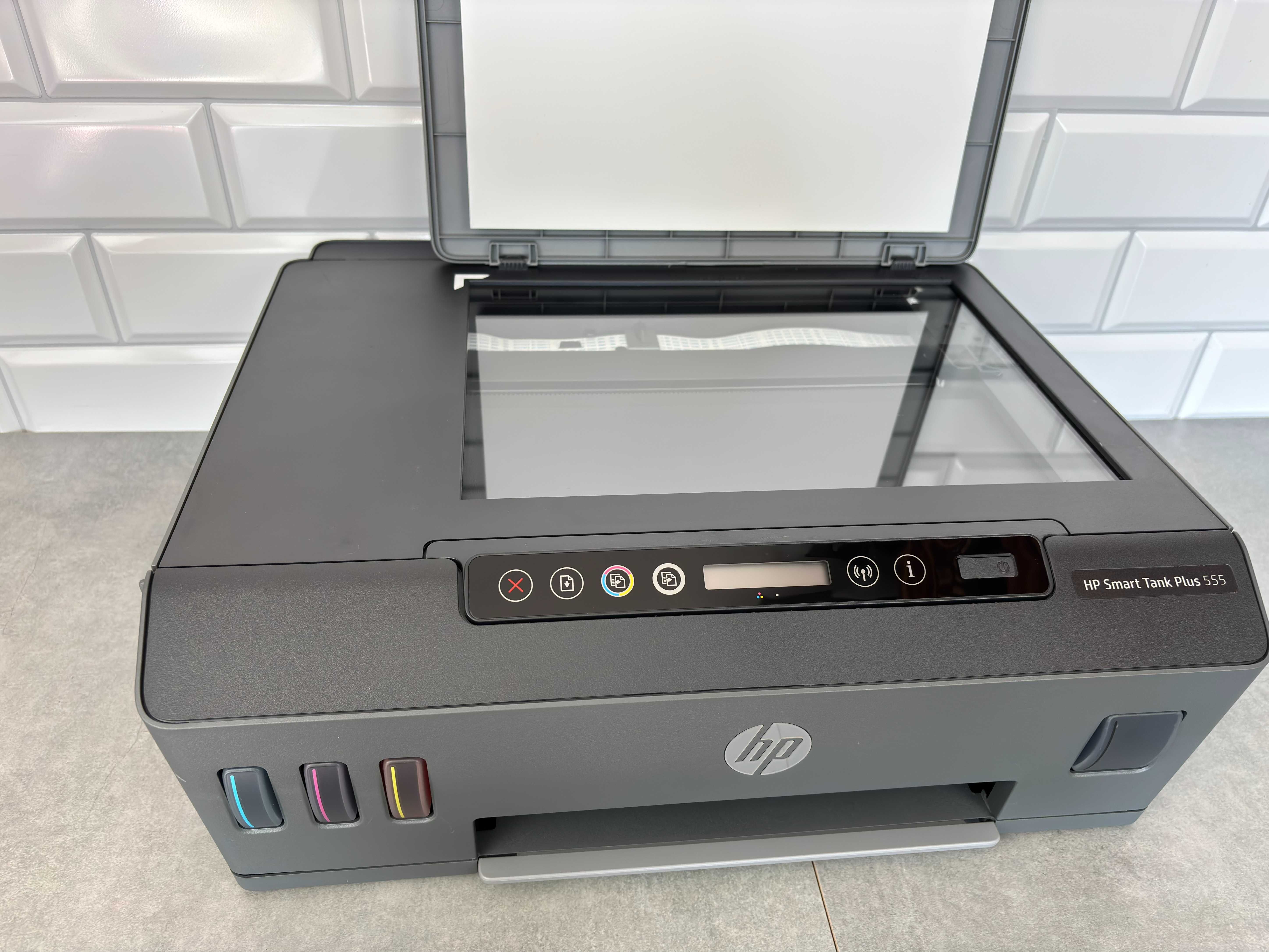 Drukarka HP Smart Tank 555 EcoTank tusze z butelki MegaTank CISS