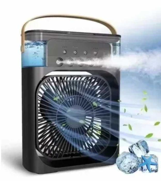 Вентилятор с функцией увлажнителя Air Cooler. Мини кондиционер