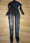 926 / Teatr Sesja damski kombinezon XS latex lateks unisex czarny