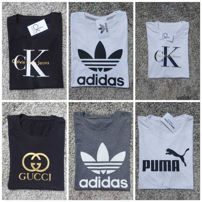 Koszulki  od S do 2XL Adidas Tommy Hilfiger Levis