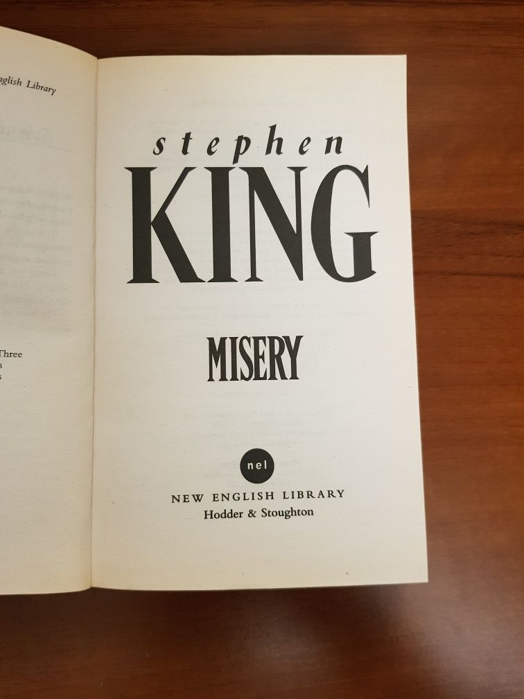 Stephen King "Misery"
