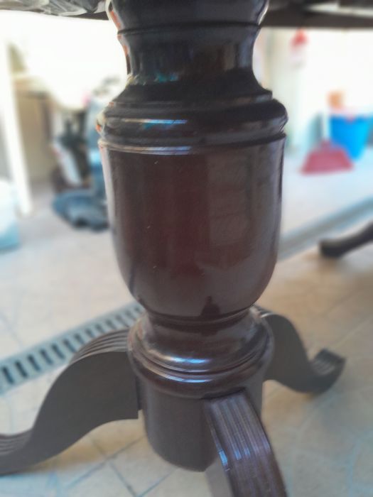 Mesa vintage antigo relíquia madeira masisa mogno