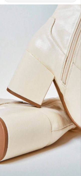 Демисезонные высокие сапоги