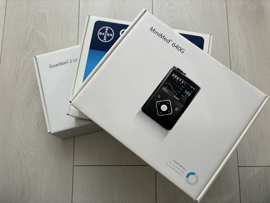 MiniMed Medtronic 640G Nowa pompa + Contour Plus 2 + Guardian Link 2