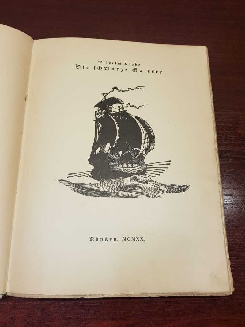 Die Schwarze Galeere - BRUNO GOLDSCHMITT - 1920r. - KRAKÓW