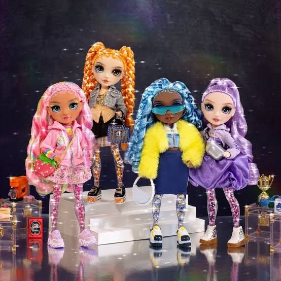 Ориг Rainbow high shine slime sparkle лол skyler марина синя marina