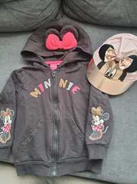 Bluza szara Minnie 110 + czapka