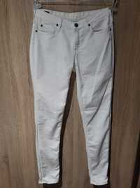 Spodnie bawełniane białe Lee W 28 L 33