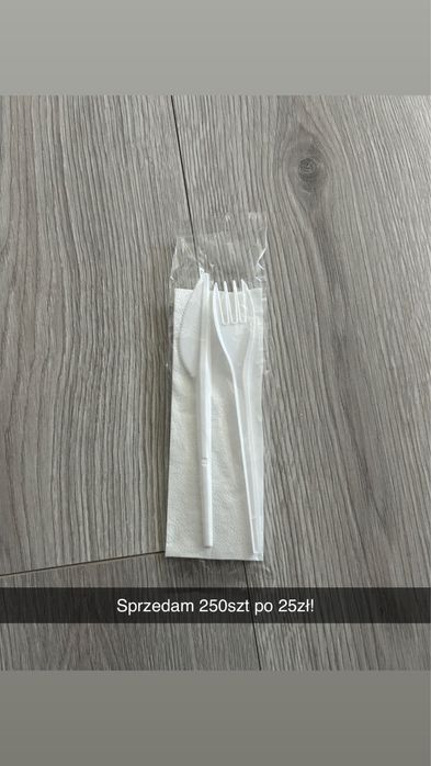Sztućce plastikowe 250szt