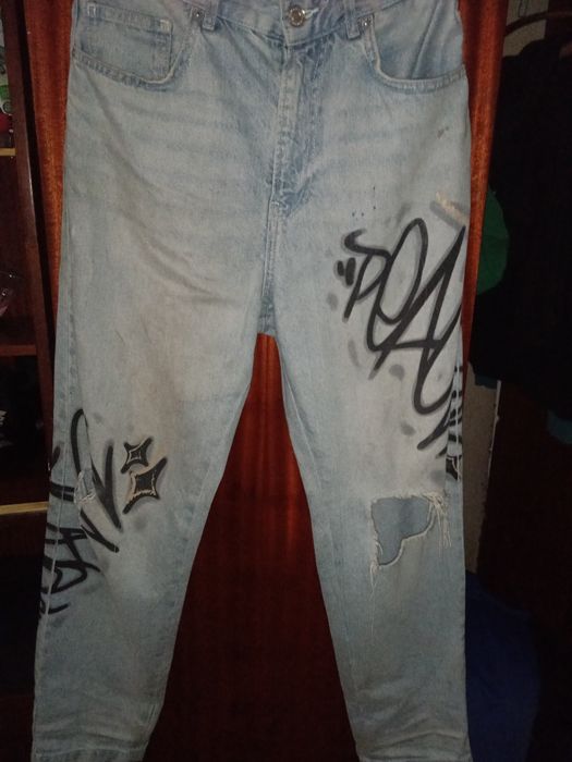 Штаны бегги бершка