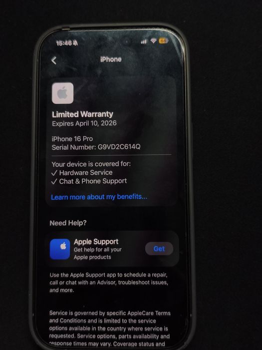 Iphone 16 pro GARANTIA e FATURA