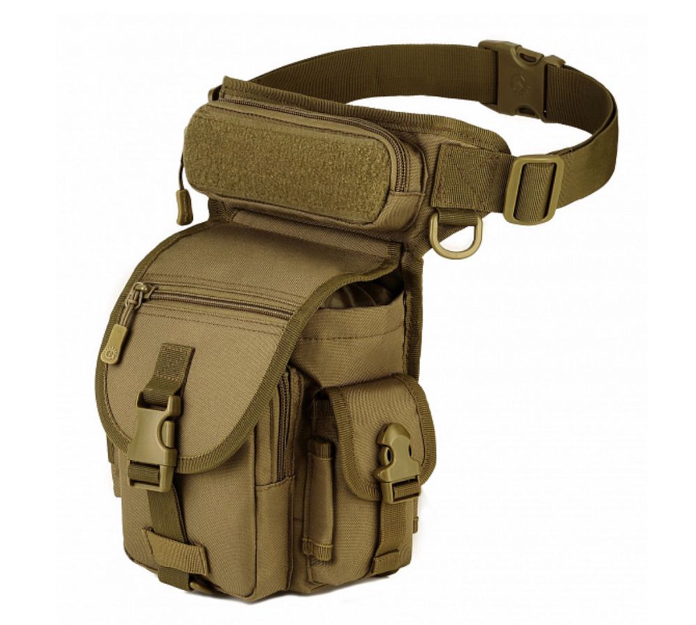 Військова тактична сумка  на стегно / пояс  олива мультикам койот