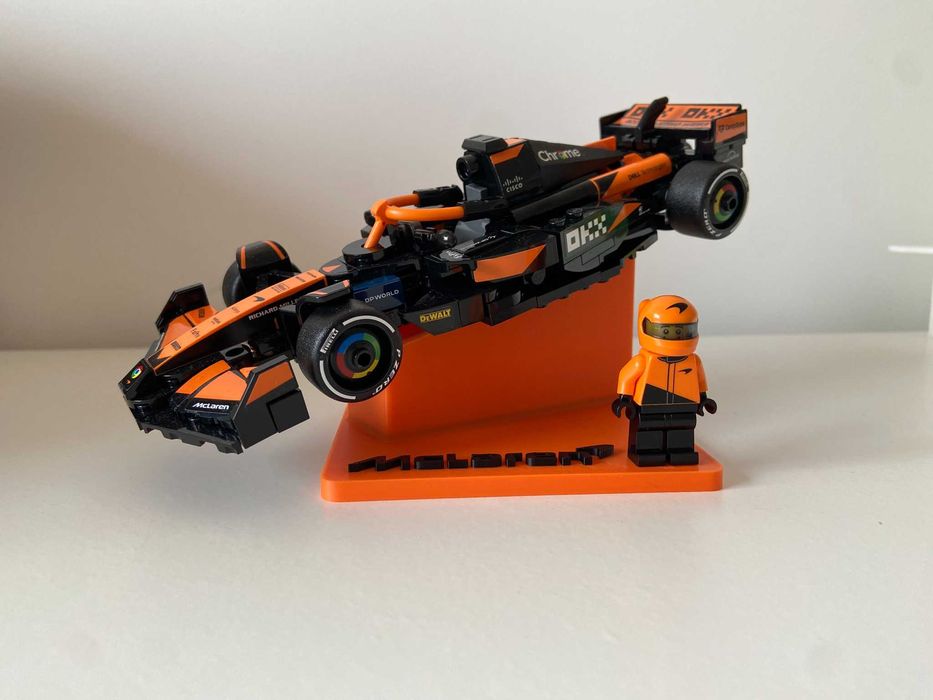 Suporte para LEGO Speed Champions - Carro de Corrida McLaren F1 Team