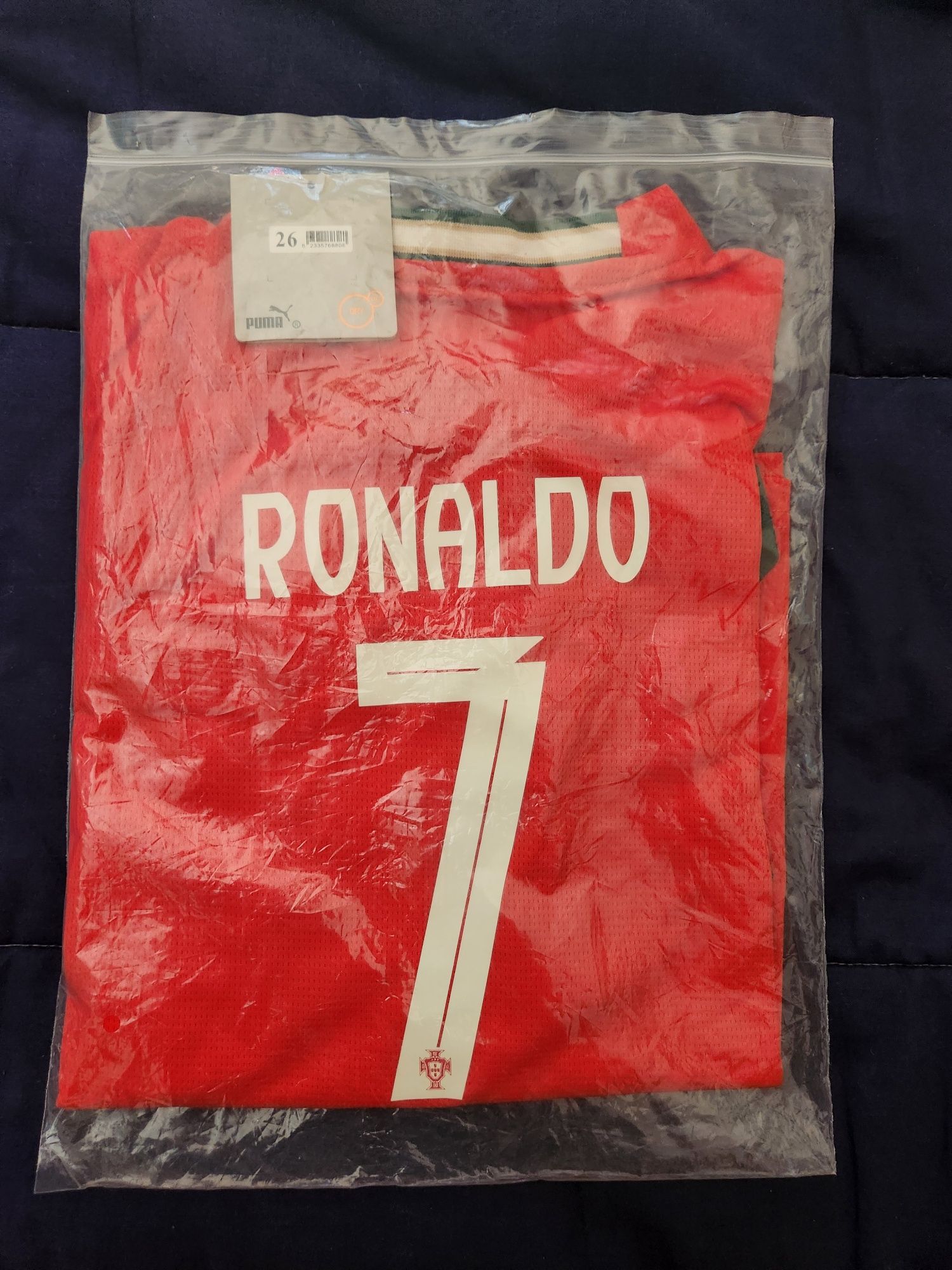 Equipamento Portugal 10 anos. RONALDO entrega imediata