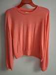 Sweter damski neonowy neon róż Sinsay XL