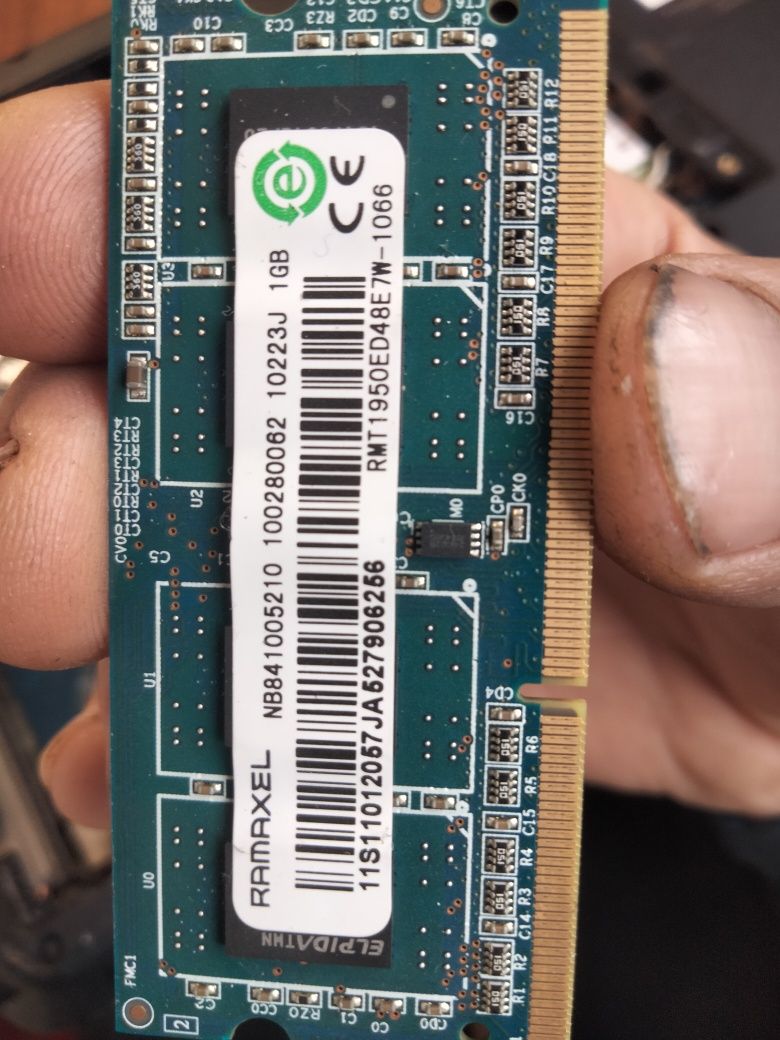 Оперативна пам'ять Ramaxe DDR3  1g