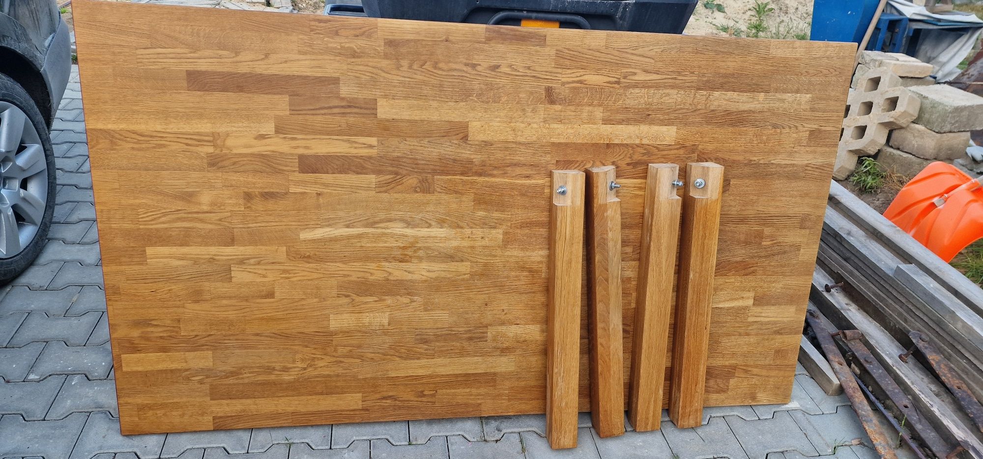 Stół dębowy 180×101×75 możliwość transportu