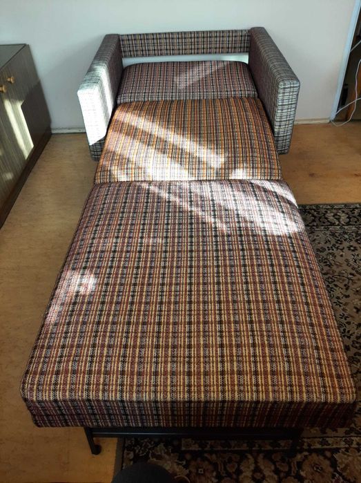 Fotel rozkładany TYP amerykanka PRL