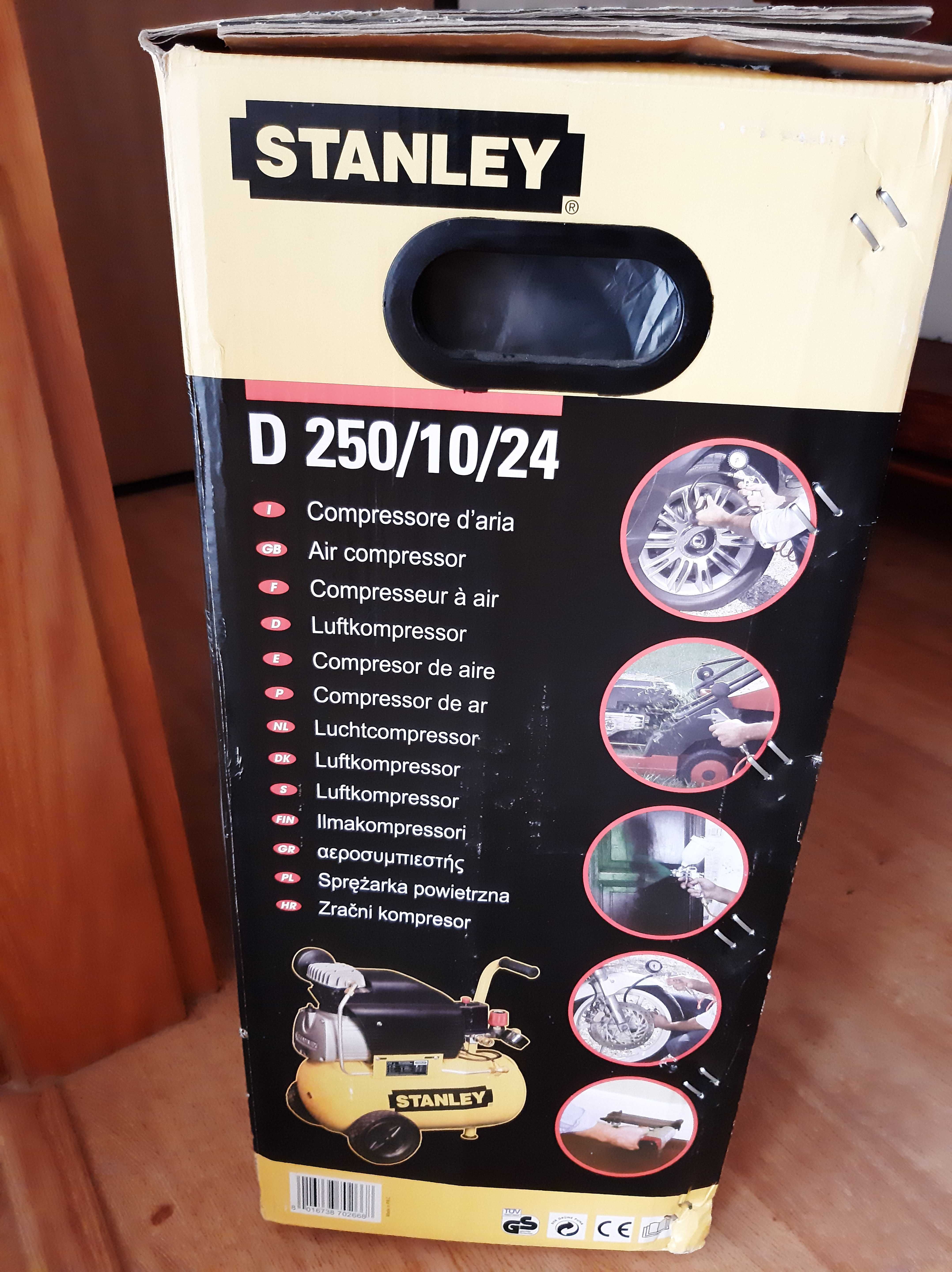 Stanley Compressor com Óleo 24L 2.5CV 10 Bar - Novo em caixa