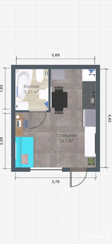 Продам смарт квартиру 17м2 за 11500у.е с документами обмен на авто