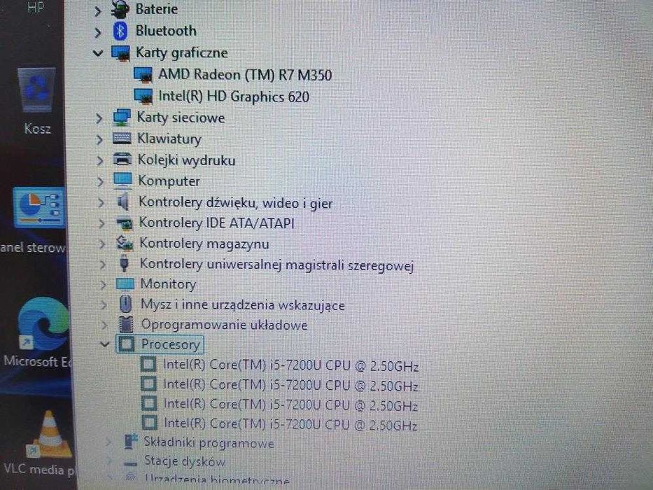 Laptop Wydajny Pro HP 850 G4 i5 16GB 256 SDD 1TB 15,6 FHD Radeon W11